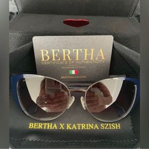 NEW AUTHENTIC BERTHA ITALIAN SUNGLASSES